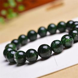 Link Bracelets 9MM Natural Green Garden Quartz Bracelet Women Beautiful Colourful Crystal Energy Healing Fashion Gemstone Jewellery 1PCS