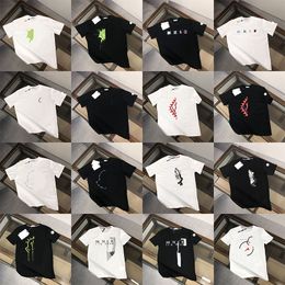 24s New Summer Tee Designer T Shirt Men Breathable small lapel Casual Short sleeved Mens Classic and dignified atmosphere men and women T Shirt Fashion Man t-shirt