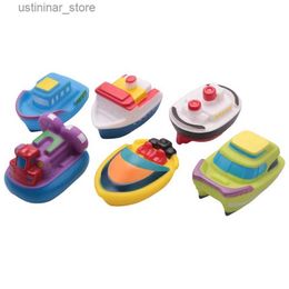 Sand Play Water Fun 6Pc Bath Toys Floating Bath Boat Toys Baby Soft Bath Time Toys Bathtub Pool Water Toys And Soft Bath Toys For Toddlers L416