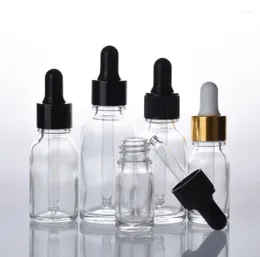 Storage Bottles 200pcs Empty 10ml Clear Glass Dropper Bottle With Eye Droppers For Essential Oils E Liquid Cigarettes SN745