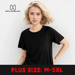 Active Shirts MaxRunPro Plus Size Women's Summer Sport Top Short Sleeve Loose Mesh Lightweight Breathable High Elastic GYM Yoga Clothes
