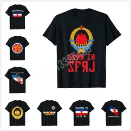 Men's T Shirts More Design In Yugoslavia - Funny Balkans Gift T-Shirt Hip Hop Tops Cotton Tees