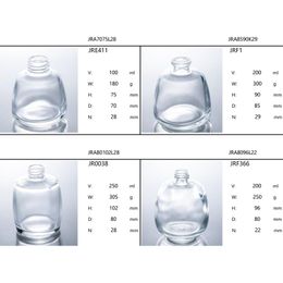 Glass Water Bottles Empty Cosmetics, perfume, sample Eco-Friendly Reusable Refillable Bottles