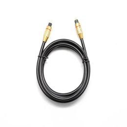 2024 OD6.0mm Gold-plated Head Audio Optical Fibre Cable Toslink Audio Cable Digital Optical Fibre Side Interface Audio Transmissionfor digital audio cable