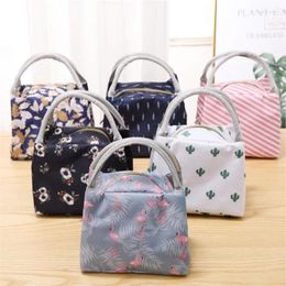 Storage Bags Portable Lunch Tote Thermal Insulated Cooler Waterproof Box Zipper Bag Outdoor Travel Picnic