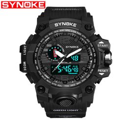 SYNOKE Mens Watch Fashion G Style Waterproof Sport Military Watches Shock Luxury Fitness Digital Sports Wristwatches Men 94013262231