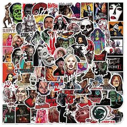 100PCS/Lot Mix Horror Movie Sticker Thriller Character Sticker Horror Figure Graffiti Kids Toy Skateboard Car Motorcycle Bicycle Sticker Decals