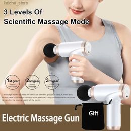 Electric massagers 3-speed mini facial massager electric deep muscle tissue relaxation neck and back body compression massager portable fitness tool Y240425