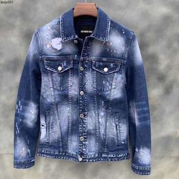 Jackets Denim Mens Coat Collar Long