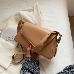 Wallets New Fashion Trendy Style 2022Autumn Simple Retro Fashion Ladies Allmatch Solid Color Shoulder Bag Ladies Wallet Drop Shipping