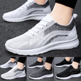 Casual Shoes Fashion Spring And Summer Men Sports Flat Soft Bottom Mesh Breathable Comfortable Sneaker 13 Laces For