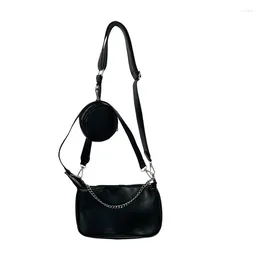 Hobo Women's Bag Three-in-one Casual Texture 2024 Summer Fashion Personality Chain One-shoulder Cross-body Dumpling