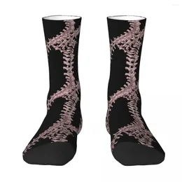 Men's Socks Spineless Black Skull Skulls Sock Men Women Polyester Stockings Customizable Sweetshirt