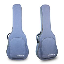 Cases Guitar Case 36/41 Inch 900d Waterproof Oxford Fabric Guitar Bag 6/12mm Cotton Double Shoulder Straps Padded Soft Guitar Backpack