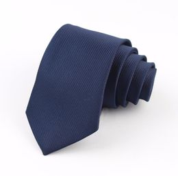 Formal Skinny Size Necktie 236inch Groom Gentleman Narrow Ties Men Wedding Party Polyester Gravata 6cm Width4403844