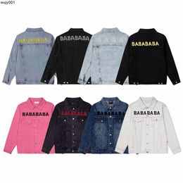 Designers Mens Denim Womens Jackets Casual Coats Long Sleeve Fashion Outerwear Clothes Style