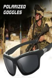 Sunglasses 2021 Square Men Polarized Army Sports Driving Tactical Male Goggles Antiglare Sun Glasses Zonnebril Heren UV4001182008