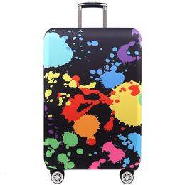 TRIPNUO Thicker Blue City Luggage Cover Suitcase Protective Cover for Trunk Case Apply to 19-32 Suitcase Travel Accessories 240418