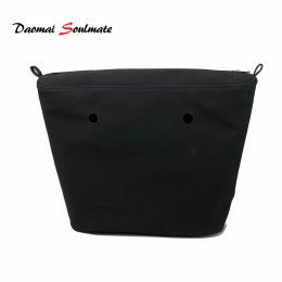 Buckets Black Classic Mini cashemere PU leahter inserts interior for o bag accessories silicon bag handbag Inner Lining Insert for O Bag