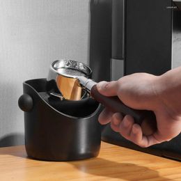 Storage Bottles Semi-automatic Coffee Machine Mini Dregs Bucket Knocking Slag Box Household Thickened ABS Rubber Round Powder