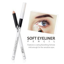 Enhancers 12pcs White Eyeliner Pen Pencil Eyes Brightener Eyeshadow Hightlighter Waterproof Female Lip Pigment Pen Make Up Tools WH998