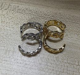 Family luxury designer letter opening adjustable ring net celebrity allmatch Love C Rings fashion H Jewelry with box4737727