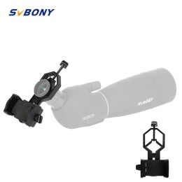 Telescopes SVBONY Universal Cell Phone Adapter Mount Support Eyepiece Diameter 2548mm for Binocular Monocular Spotting Scope Telescope