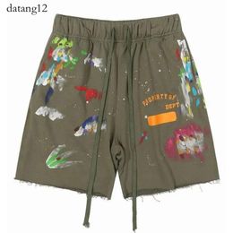Gallerydept Shorts Casual Sports Shorts Gallary Dept Shorts Designer Colourful Ink-Jet Hand-Painted French Classic Printed Shorts Dept Sh 4081