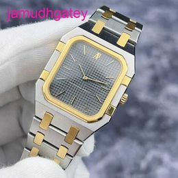 Lastest AP Wrist Watch Womens Watch Room Gold Material Dark Grey dial Quartz Movement Female Watch
