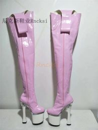 Boots Shoes With A Heel Height Of 20cm Above The Waist Sex Toys Dance Model And Belts Round Toe Platform