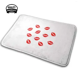 Carpets Nature Female Lips 3D Soft Non-Slip Mat Rug Carpet Cushion Rose Womens Girls Sexy Beauty Lady Beautiful Red