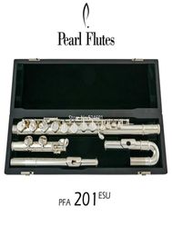 Selling Pearl Alto Flute PFA201ESU Curved Headjoints Split 16 keys Closed Hole G Tune Nickel Silver with case5798310