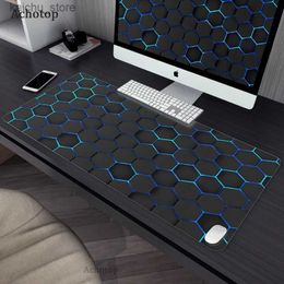 Mouse Pads Wrist Rests Art MouseMat Gaming Accessories Table Mat Computer Geometric Gamer Mousepad Large Mouse Pad Rubber Keyboards MousePads Y240419