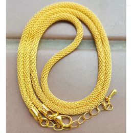 Chains Fashion Jewelry 3mm Antique Golde Metal Chain DIY Necklace 19" FG6041