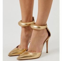 sandali a spillo per donne gianvito rossi designer di lusso zip scarpe ad alto tacco di tacco alto genuino alla moda alla moda confortevole 1059811416