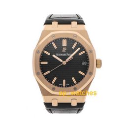 Audemar Pigue Men's Watch Trusted Luxury Watches Audemar Pigue Royal Oak Auto Rose Gold Herren Armbanduhr 15500or.oo.d002cr.01 APS Factory