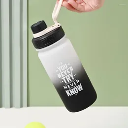 Water Bottles Handle Design Bottle No Leakage Gradient Color Leak-proof With For Sports Travel