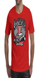 Fashion Mens Gas Monkey Garage Badass Spark Plugs red Round neck t shirt Graphic Band shirts GasMonkeyGarage gorilla Costume Con7504919