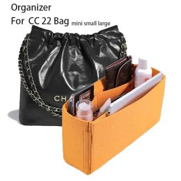 Cases Insert Organiser for CC 22 Bag Felt Organiser Inner Bag,Fit Purse and Handbag,Custom Liner For Famous Brand Bags