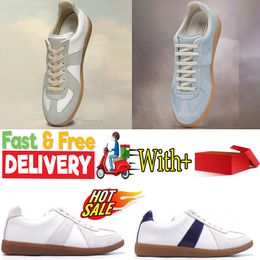 2024 Sneakers loafer Leather woman vintage mens Designer trainer fashion margielas White Casual shoes tennis casual Outdoor masions shoes GAI free dhipping