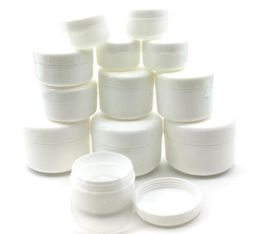 30Pcs 10g20g30g50g100g Empty Makeup Jar Pot Refillable Sample Bottles Travel Face Cream Lotion Cosmetic Container White9901480