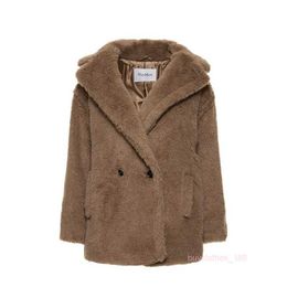 Women's Coat Cashmere Coat Designer Fashion Coat Trendy Max Maras Womens Espero Wool Blended Double Breasted Coat