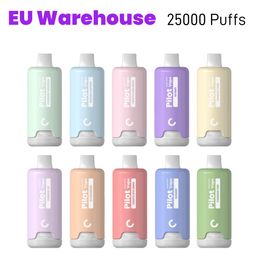 EU Warehouse Puff 25000 Vapes Disposable Puff Pilot 28ml Vape Juice Pod System Electonic E Cigarette 2% 3% 5% 10 Flavors Mesh Coil 650mAh Rechargeable Puff 20000 Puff 9000