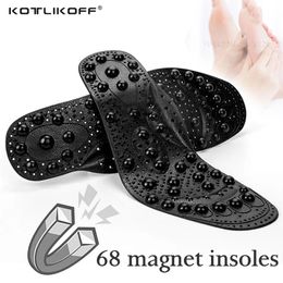 KOTLIKOFF Enhanced Upgrade 68 Magnetic Massage Insole Foot Acupuncture Point Therapy Cushion Body Detox Slimming 240419