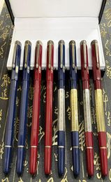PURE PEARL High Quality Classic Fountain Pen Egyptian Love series Twocolor special Octagon barrel with Serial Number Luxury stati1866341
