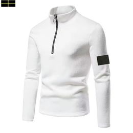 stone jacket island Men's women Sweater Designer Spring and Autumn Thin Pullover Sweater Men's Solid Colour Long Sleeve Warm Casual Clothing q13