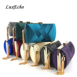 Buckets 2021 New arrive teal Blue Bride Wedding purse Girl's Day Clutches Evening bags Party Chains Shoulder bags ladies fashion purse