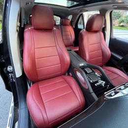 Custom Fit Car Accessories Seat Covers For 5 Seats Full Set Top Quality Leather Specific For Mercedes-Benz GLE450