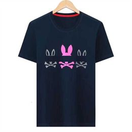 Psyco Bunny Mens t Shirts Psychological Rabbit Men Print Tshirt Comfortable Couple's Breathable and Casual Cotton t Shirt M-3xl 7kas