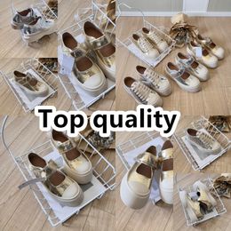 Casual Shoes Designer Shoes Womens Platform Trainers Sneakers Gold Silver lace up Velcro size 36-40 Classic Comfortable GAI golden